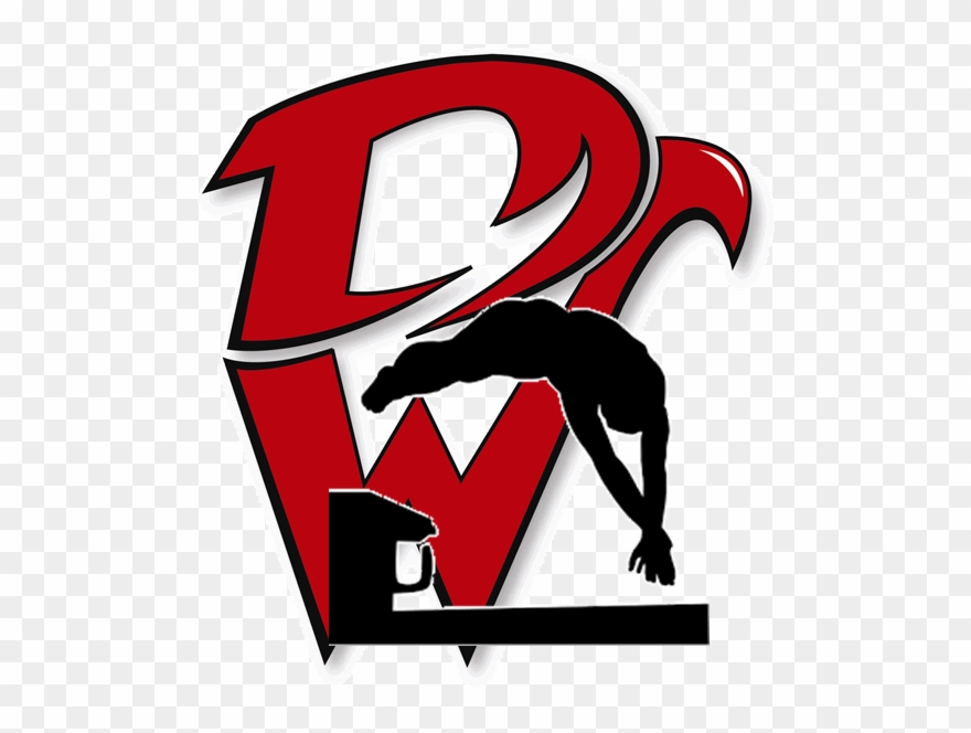 Boys' Swimming - Davenport West Falcons Basketball Clipart