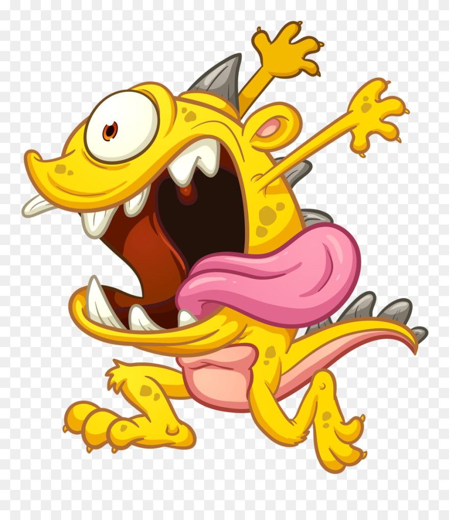 Horror Monster Mash - Crazy Monster Cartoon Clipart