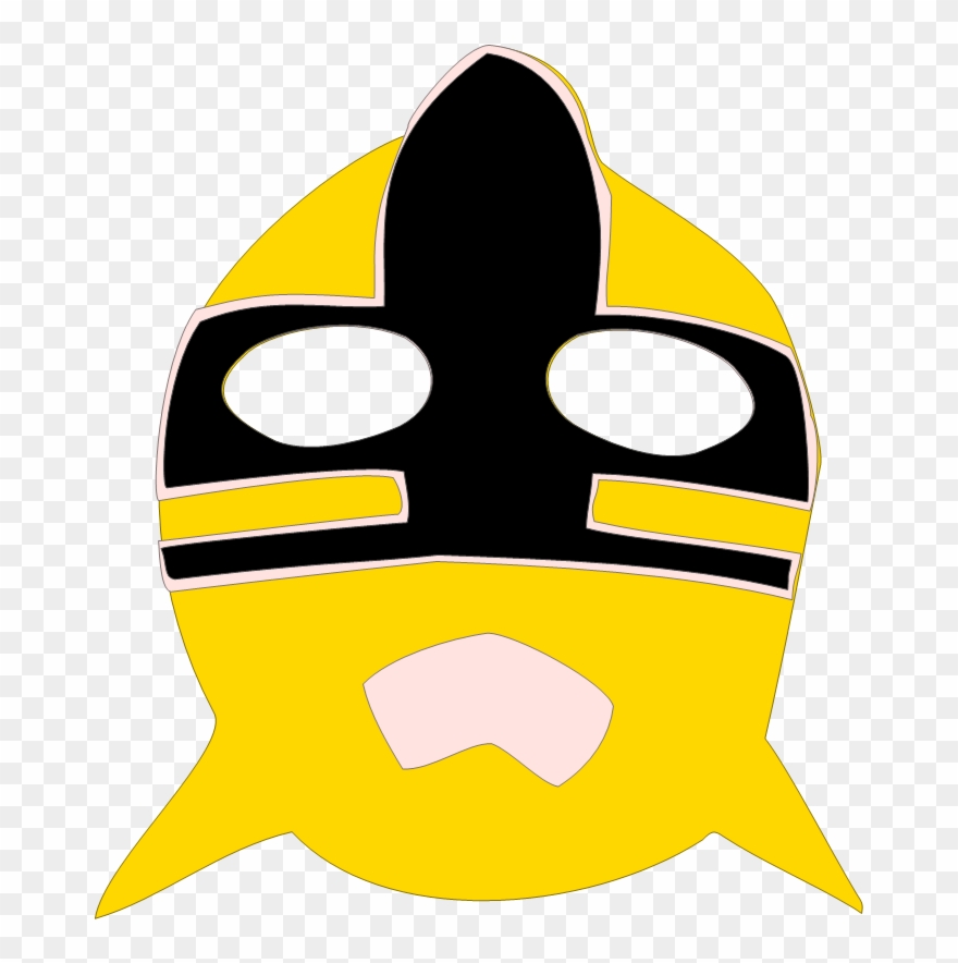 Yellow - Yellow Power Rangers Mask Clipart