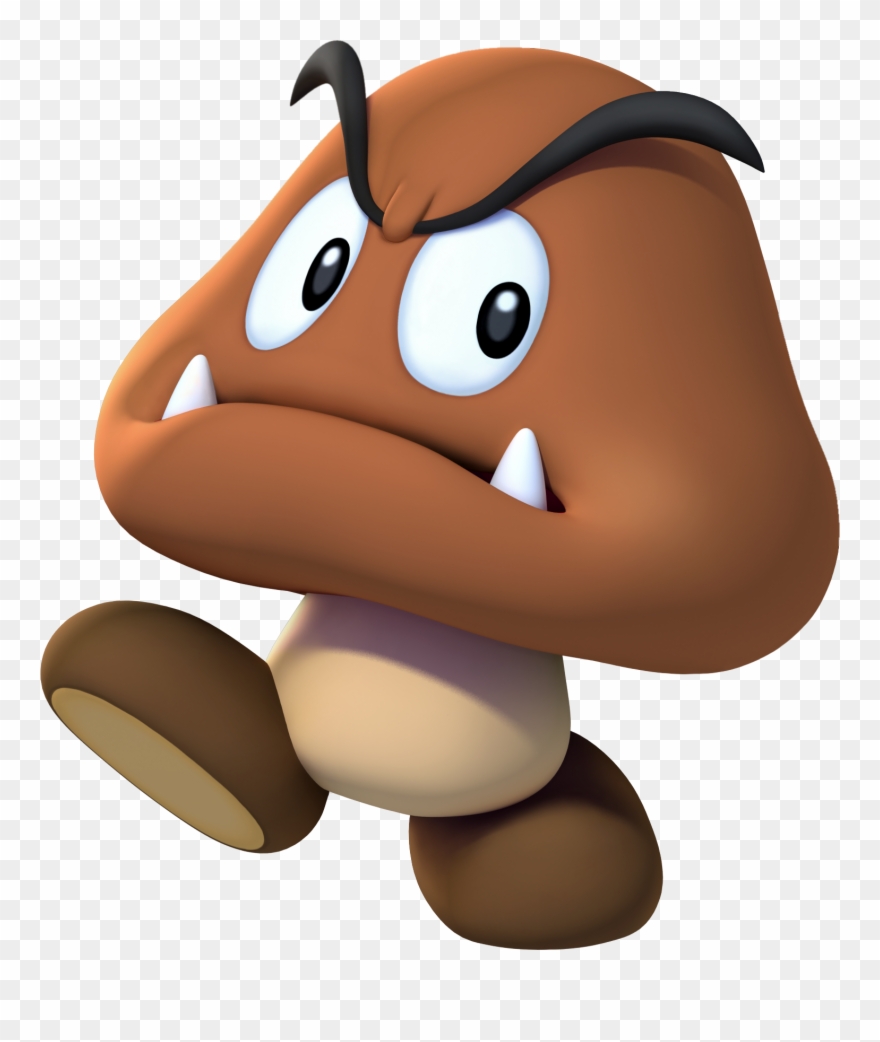 Fireball Clipart Mario Brothers - Goomba - Png Download