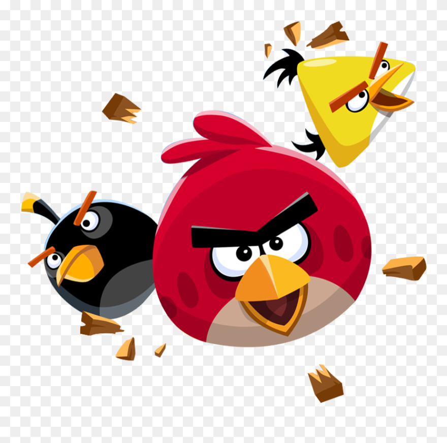 Art Clip Silhouette - Angry Birds Puzzle, Super 3d - 150 Pieces - Png Download