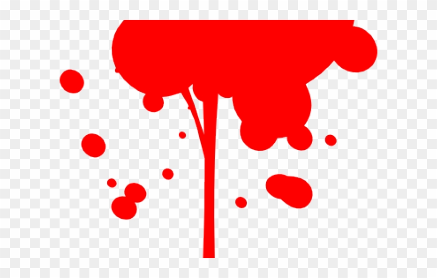 Paint Splat Clipart - Green Paint Splatter - Png Download