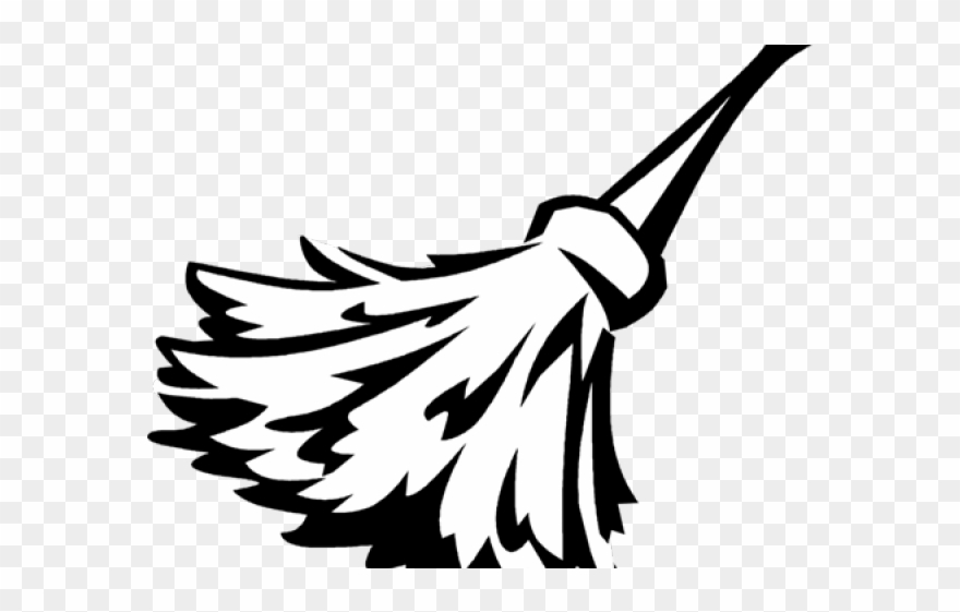 Dust Clipart Broom Sweeping - Imshirt Mein Zweites Auto Ist Ein Besen Spruch, Lustig, - Png Download