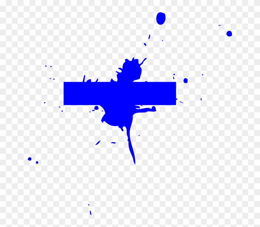 Free Blue Tile Splat - Clip Art - Png Download