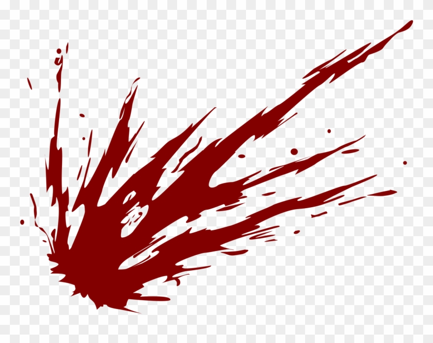 Splatter Clipart Burst - Blood Splatter Transparent - Png Download