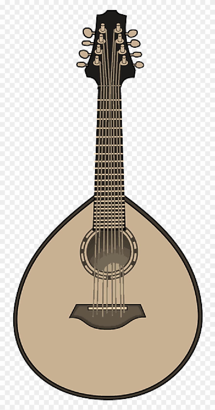 Go To Image - Lute Clip Art - Png Download