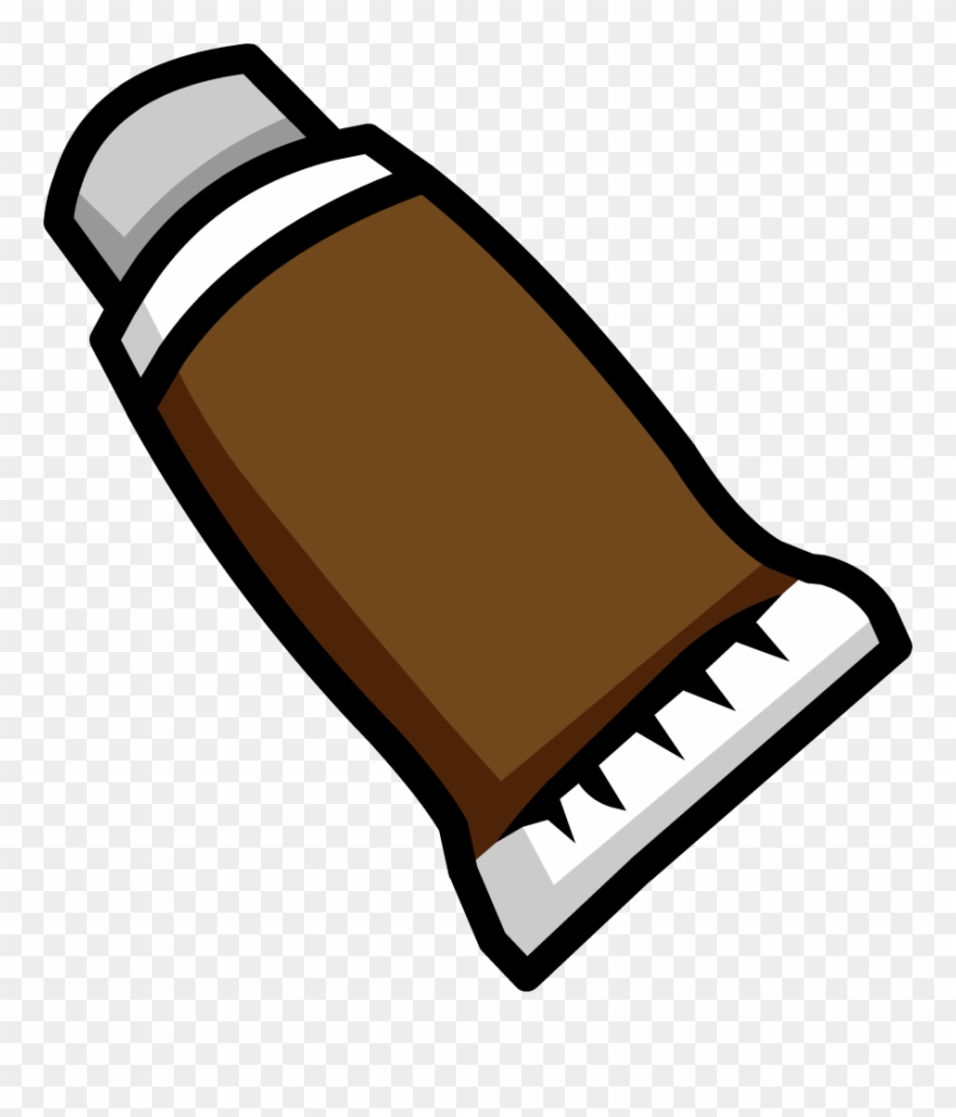Brown Face Paint Icon - Brown Paint Clipart - Png Download