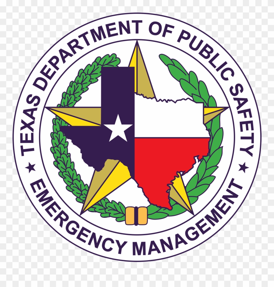 Tdem Seal Blue Ring - Texas Emergency Management Clipart