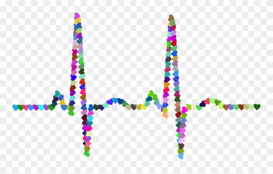 Big Image - Ekg Colorful Clipart