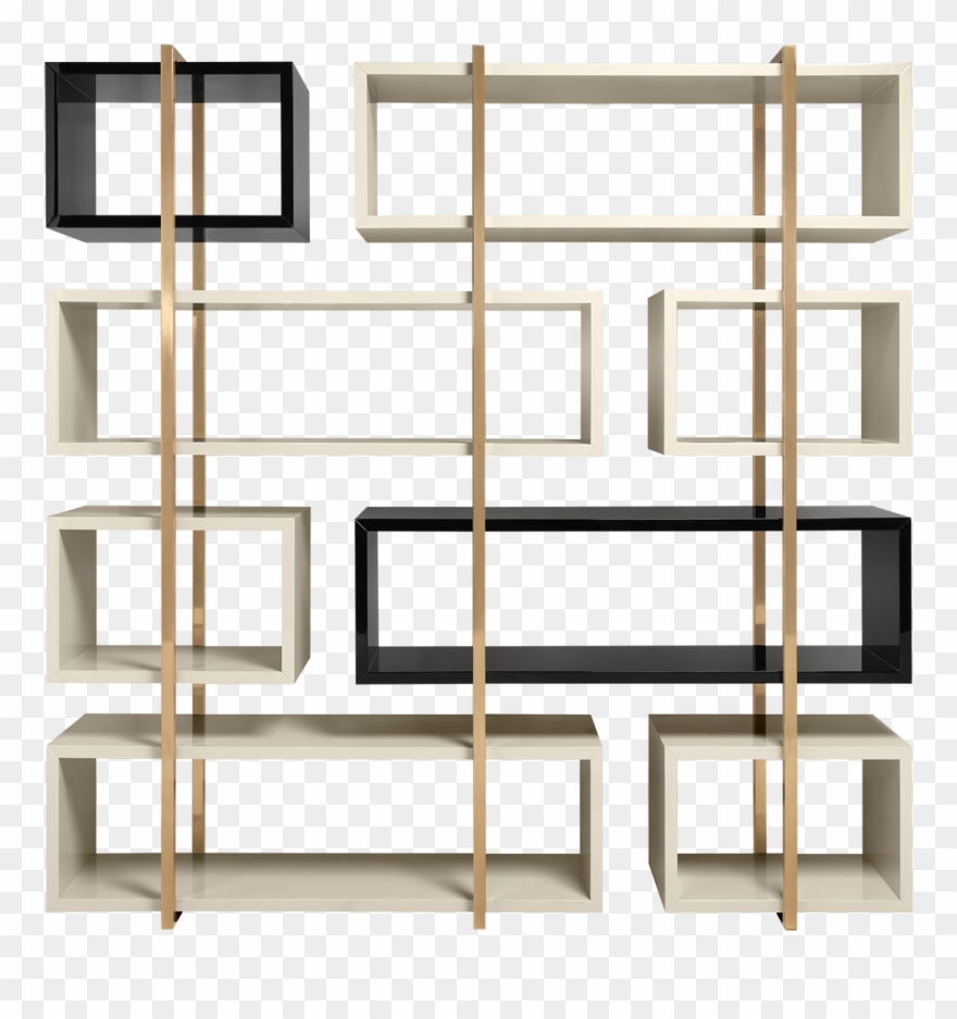 Bookshelf Clip Modular - Estante Aparador Estrutura Metalica - Png Download