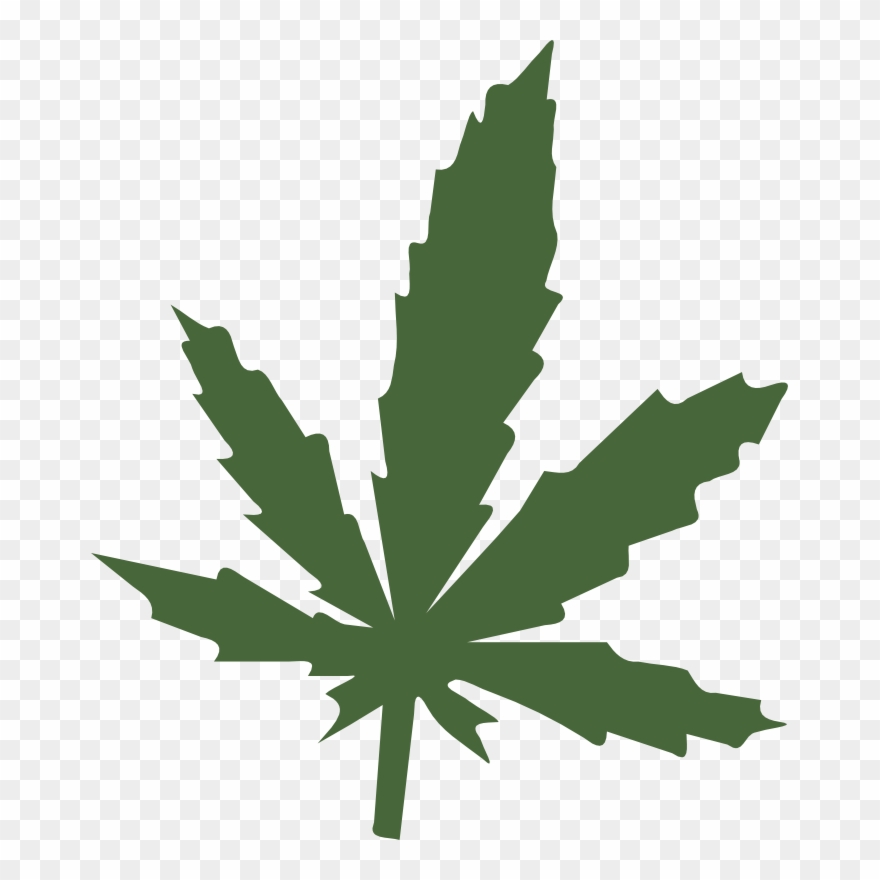 Medical Cannabis Leaf Cannabis Sativa Hemp - Custom Green Weed Leaf Throw Blanket Clipart
