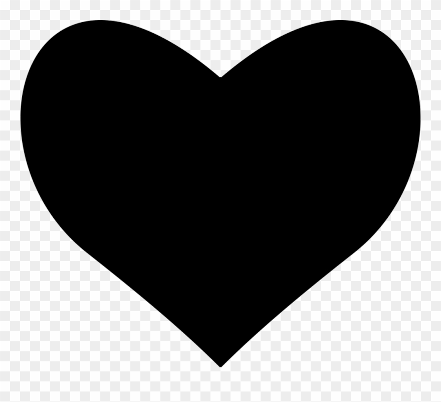 Png File - Heart Silhouette Clipart