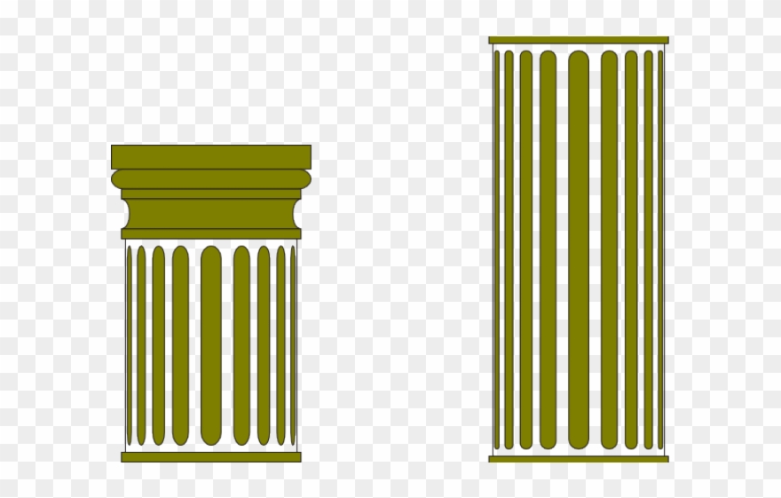Columns Clipart Pillar - Clip Art - Png Download