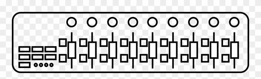 Big Image - Midi Controller Clipart - Png Download