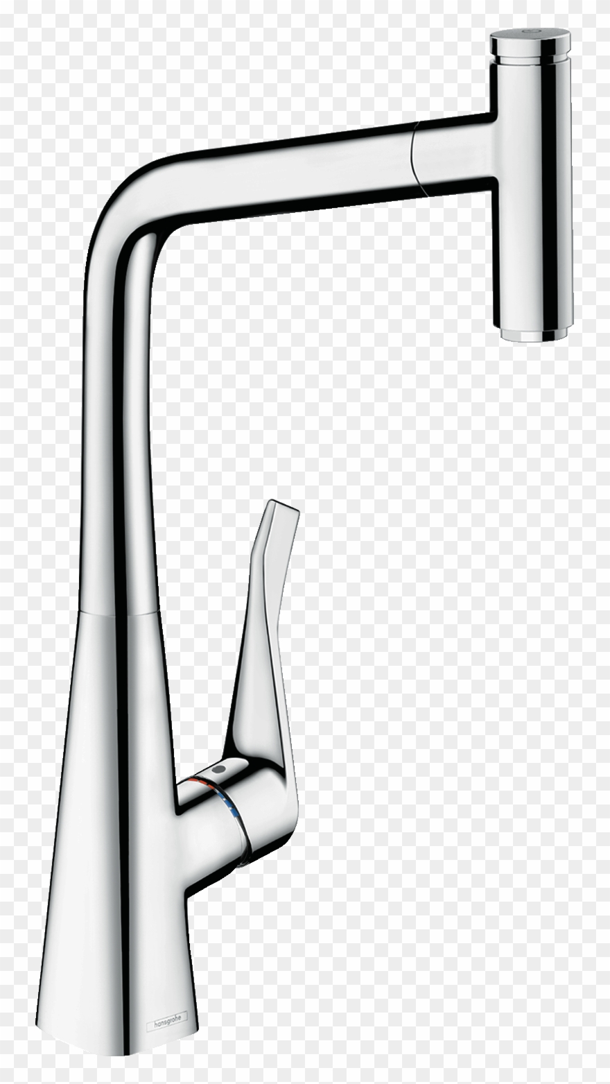 Single Lever Kitchen Mixer 320 With Pull-out Spout - Hansgrohe Metris Higharc Single Handle Kitchen Faucet Clipart
