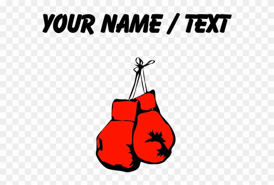 Custom Boxing Gloves Baby Blanket - Hanging Boxing Gloves T-shirt Clipart