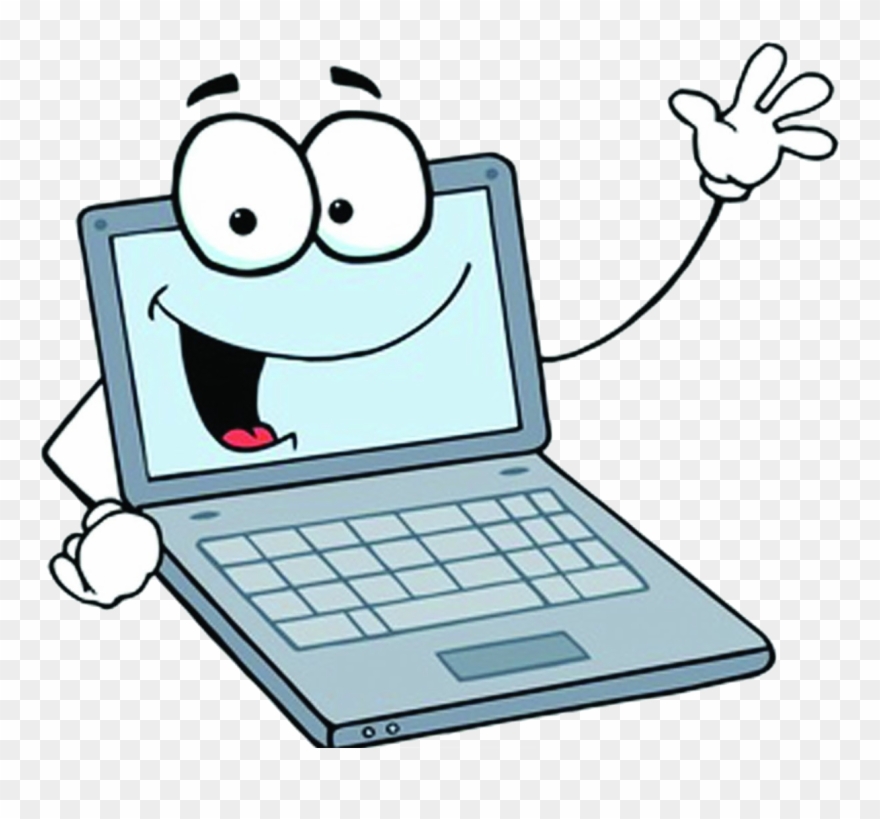 Technology Helped Spread Basketball Through By Many - Computer Cartoon Clipart