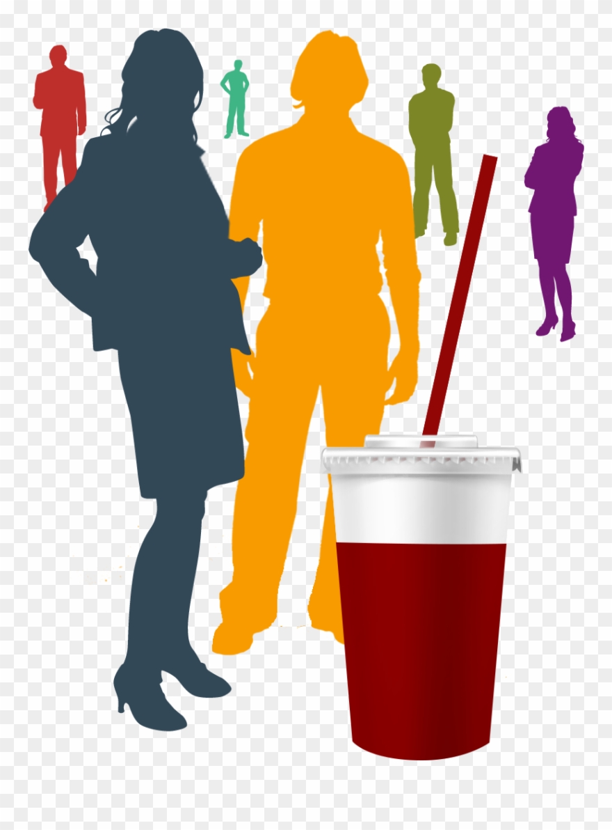 Silhouettes Of Mcdonald's Customers - Mcdonald's Clipart