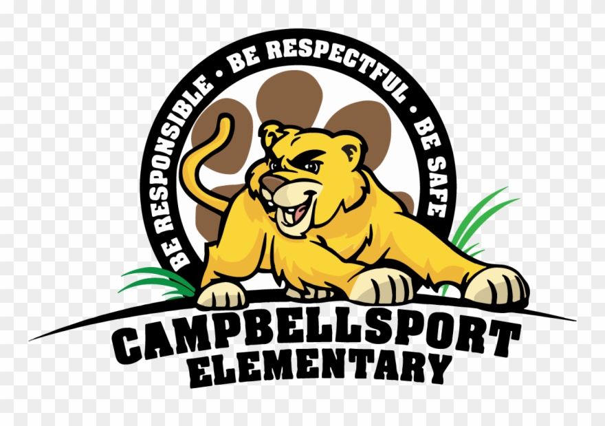 Campbellsport Elementary School Home Of The Cougars - Logo Clipart