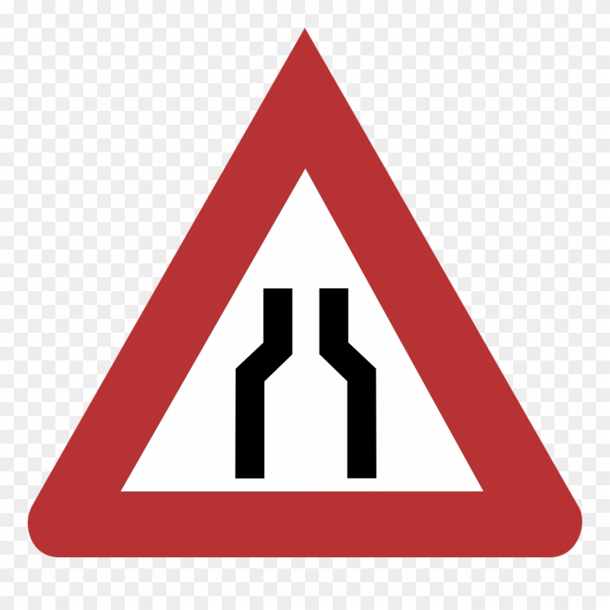 The Bottleneck Of High School - Verkeersbord Driehoek Met Kruis Clipart