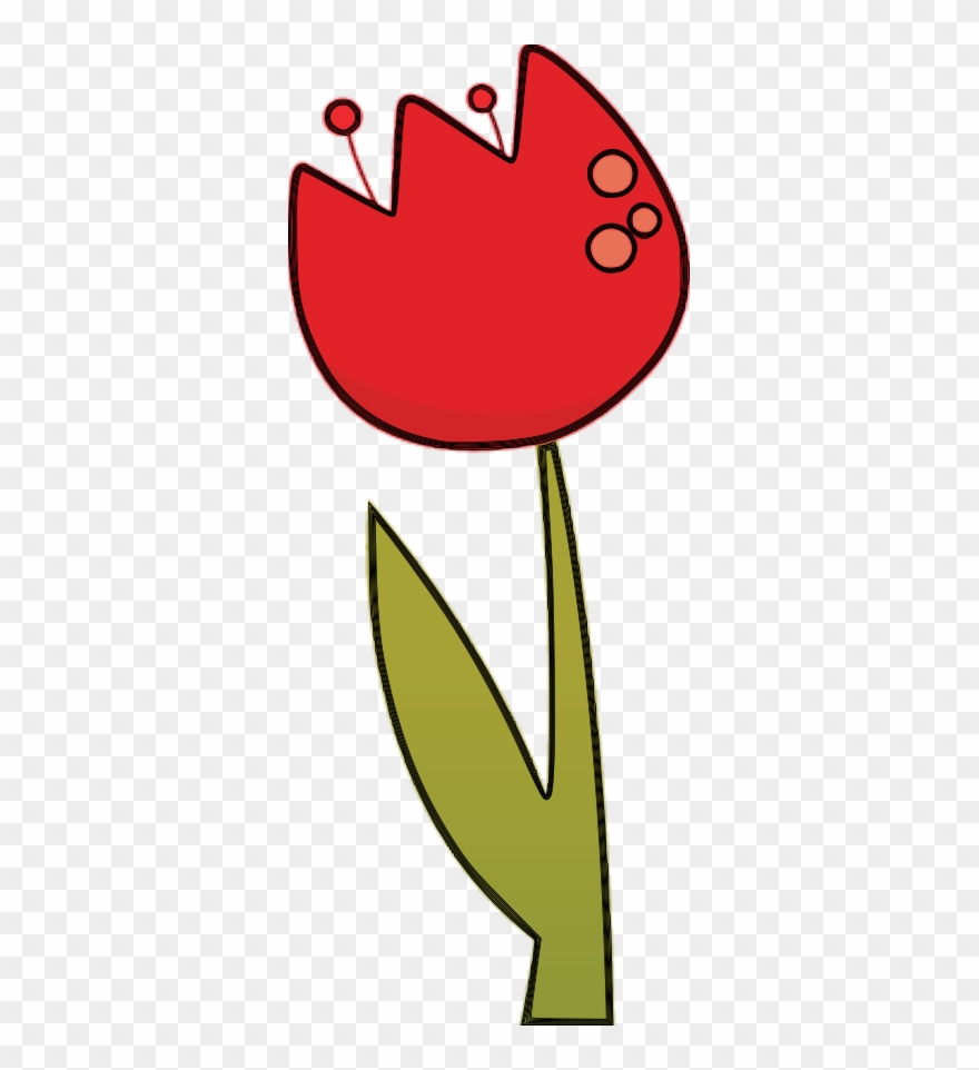 Tulip Clipart Outline Png Transparent Png