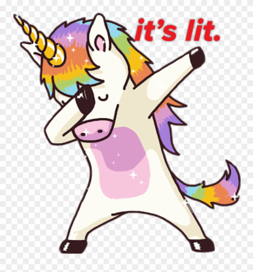 Unicorn Dab Clipart
