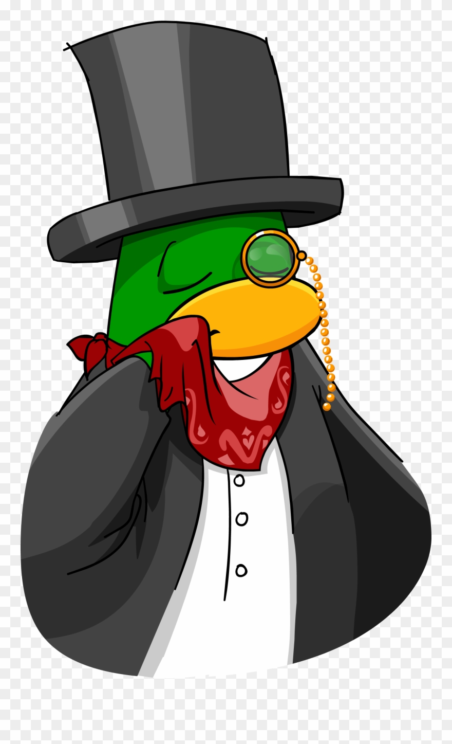 Season's Greetings Postcard Penguin - Penguin Clipart