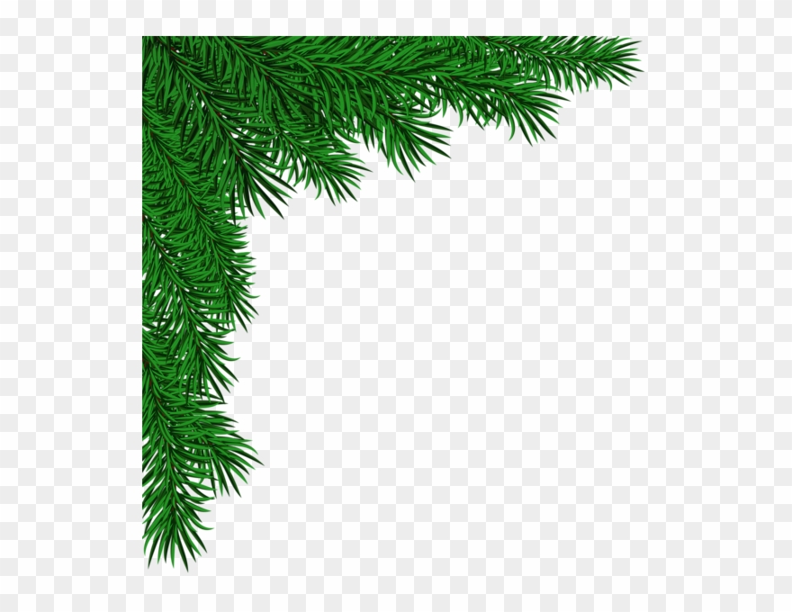 0, - Border Christmas Corner Png Clipart
