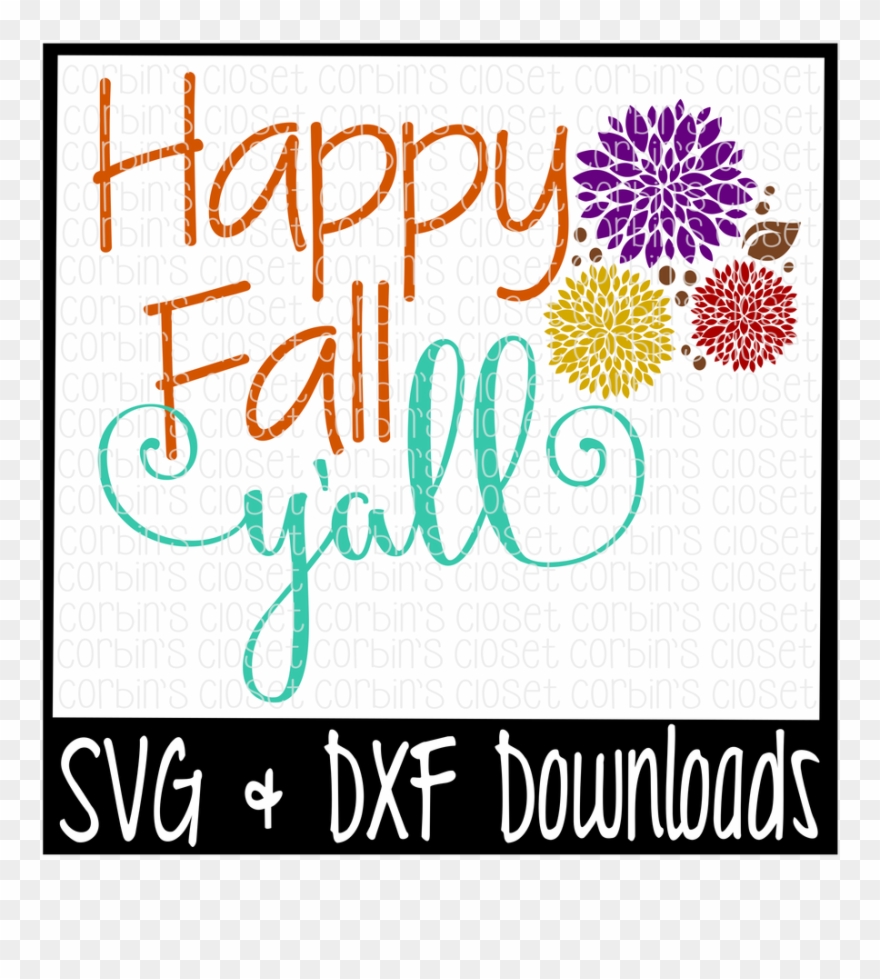 Happy Fall Y'all Cutting File By Corbins Svg - Little Brother Biggest Fan Football Svg Clipart