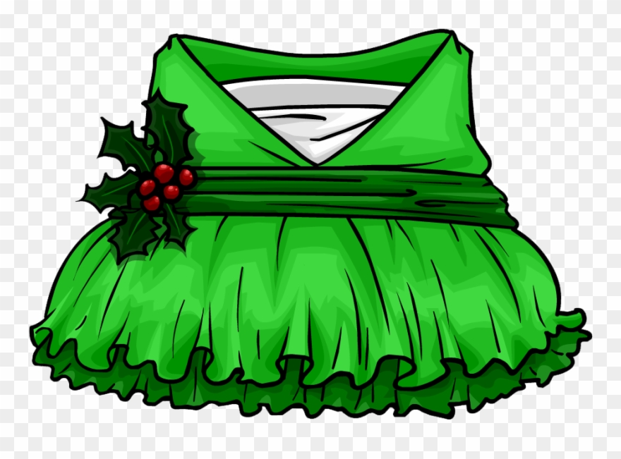 Elf Clipart Dress - Club Penguin Christmas Clothes - Png Download