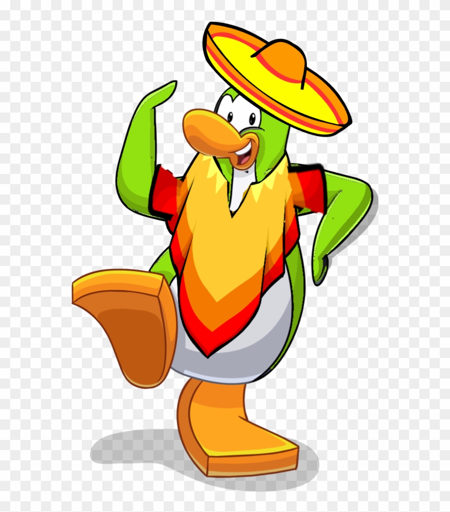 Fish Taco Clipart Taco Man - Club Penguin Sombrero - Png Download
