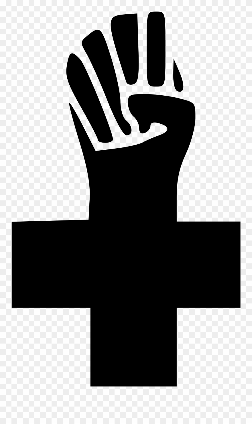 Anarchist Black Cross Logo Clipart