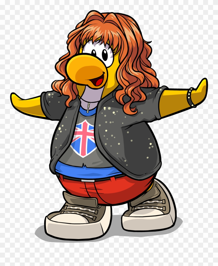 Club Penguin, Penguins, Beautiful Oops, Free, Pretzels, - Club Penguin Cece Rocky Clipart