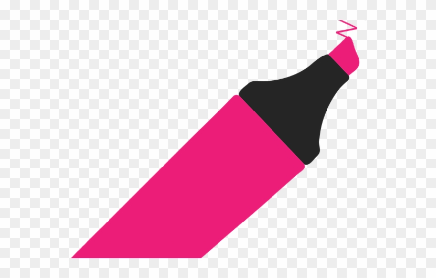Marker Clipart Colored Marker - Highlighter Pen Clipart - Png Download