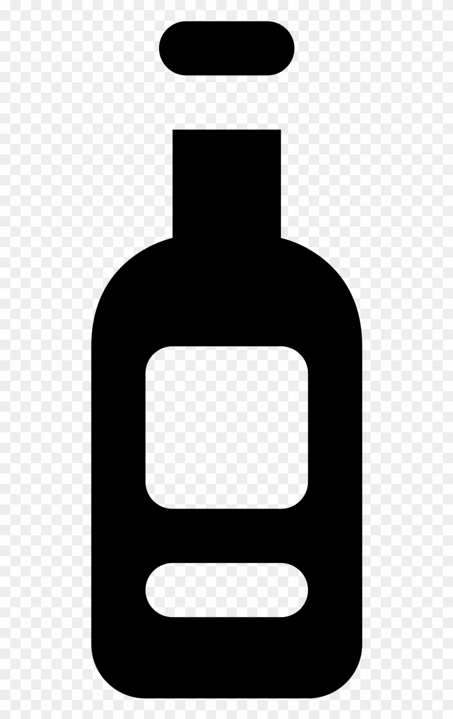 The Logo Appears To Be A Bottle Of Liquor - Bottle Clipart