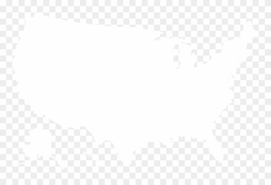 Map Of Al Ak Az Ar Ca Co Ct De Fl Ga Hi Id Il In - Usa Map White Png Clipart
