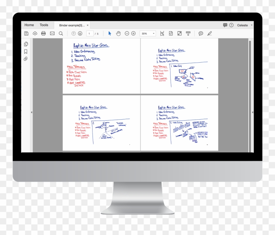Marker Clipart Mini Whiteboard - Kaptivo - Png Download