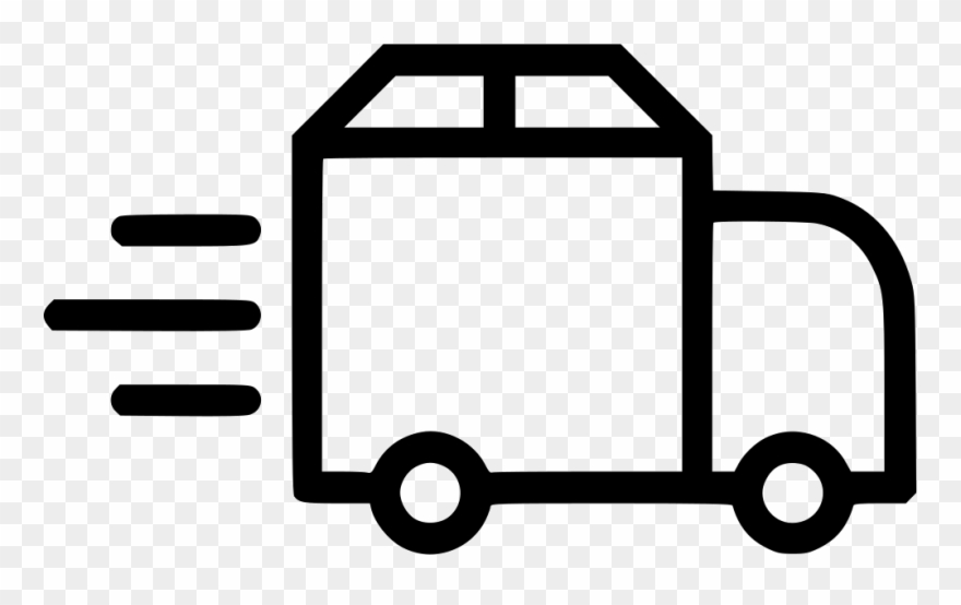 Truck Delivery Shipping Package - Free Delivery Icon Png Clipart