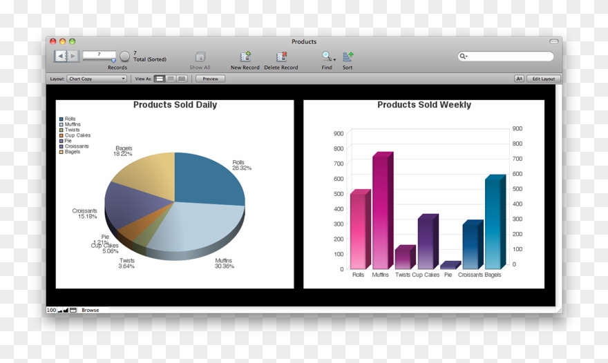 Filemaker Pro Table Clipart - Filemaker Pro 11 - Png Download