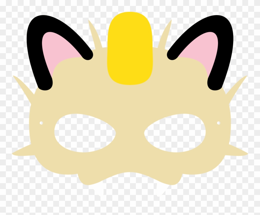 Resultado De Imagen Para Pokemon Printable Masks - Mascara Pokemon Para Imprimir Clipart