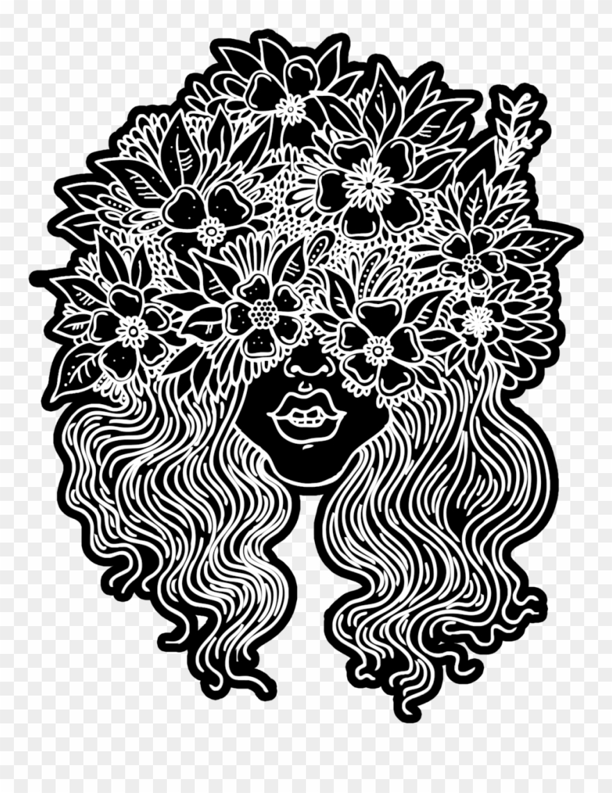 Flower Crown Invert Clipart