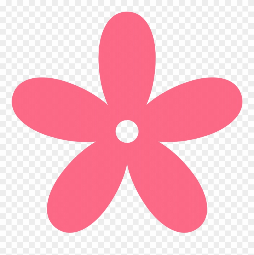 Cute - Light Pink Flower Clipart - Png Download