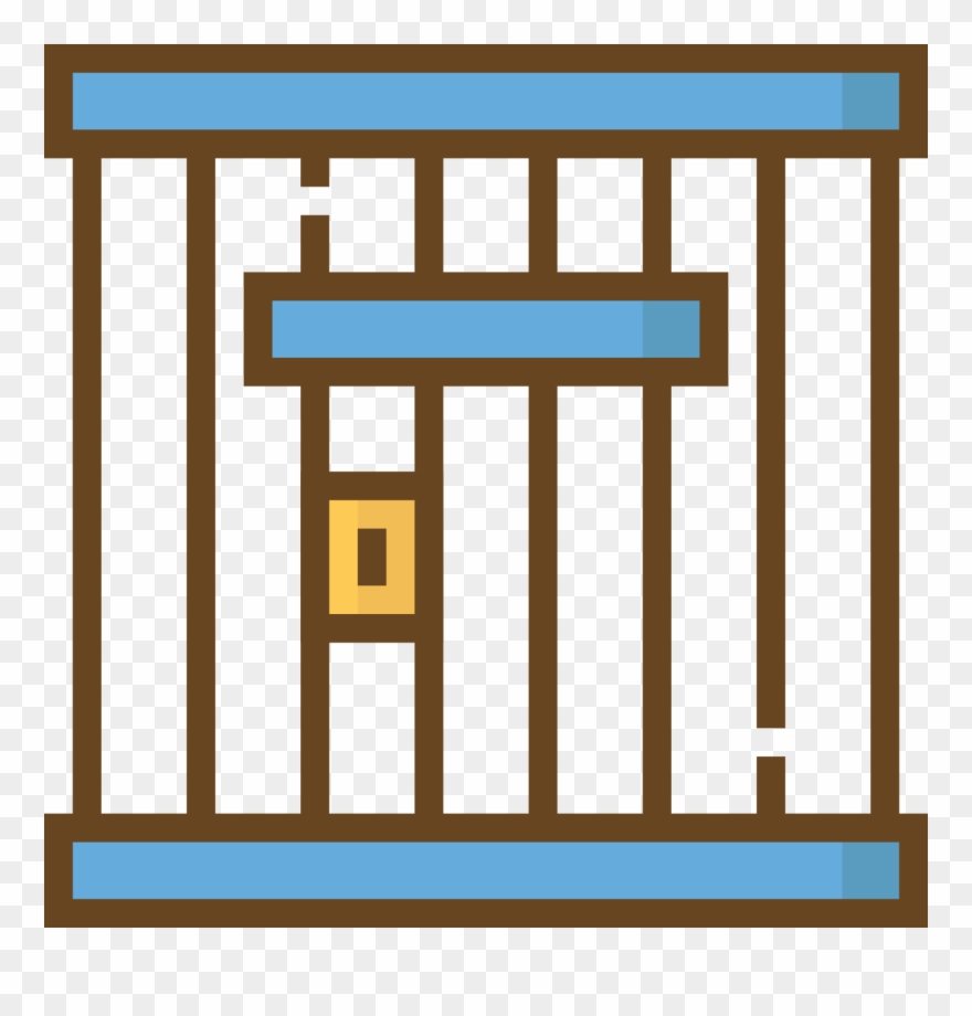 Image Transparent Cage Drawing Square - Prison Drawing Cartoon Clipart