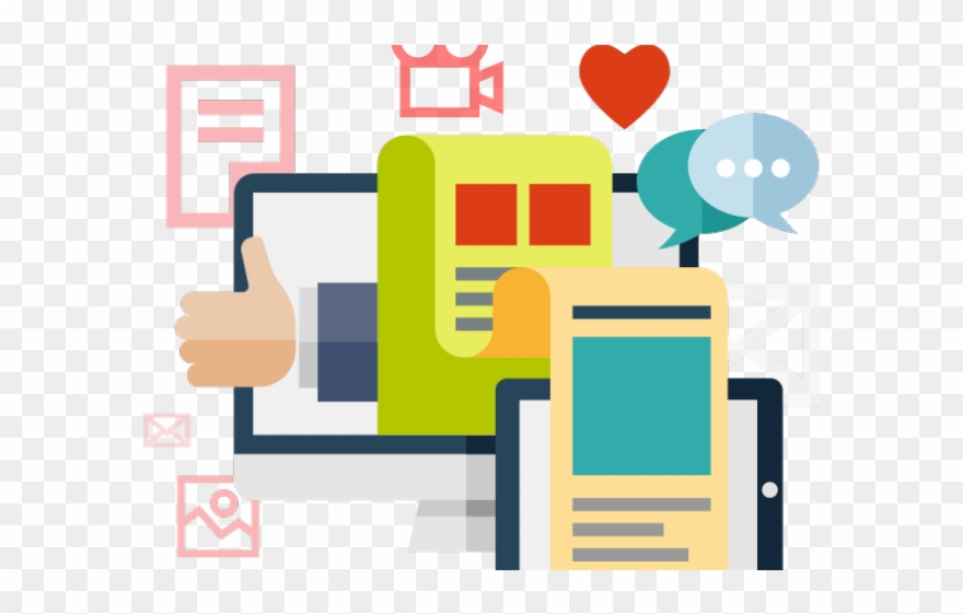 Online Marketing Clipart Communication Management - Manage Your Social Media Comments - Png Download
