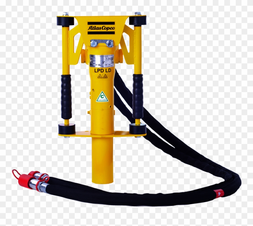 Hydraulic Post & Ground Rod Drivers - Atlas Copco Lpd Ld T Clipart