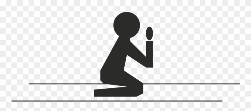 Top Christian Transhumanist Scriptures - Stick Figure Praying Clipart
