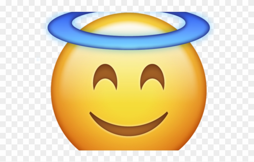 Halo Clipart Transparent Background - Transparent Background Angel Emoji - Png Download