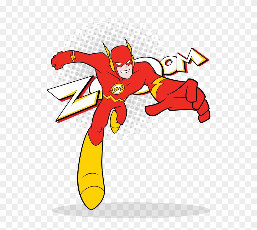 Flash Clipart Superhero Character - Dc Super Friends Flash - Png Download