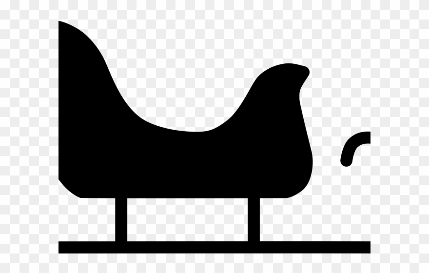 Sleigh Clipart Simple - Bench - Png Download