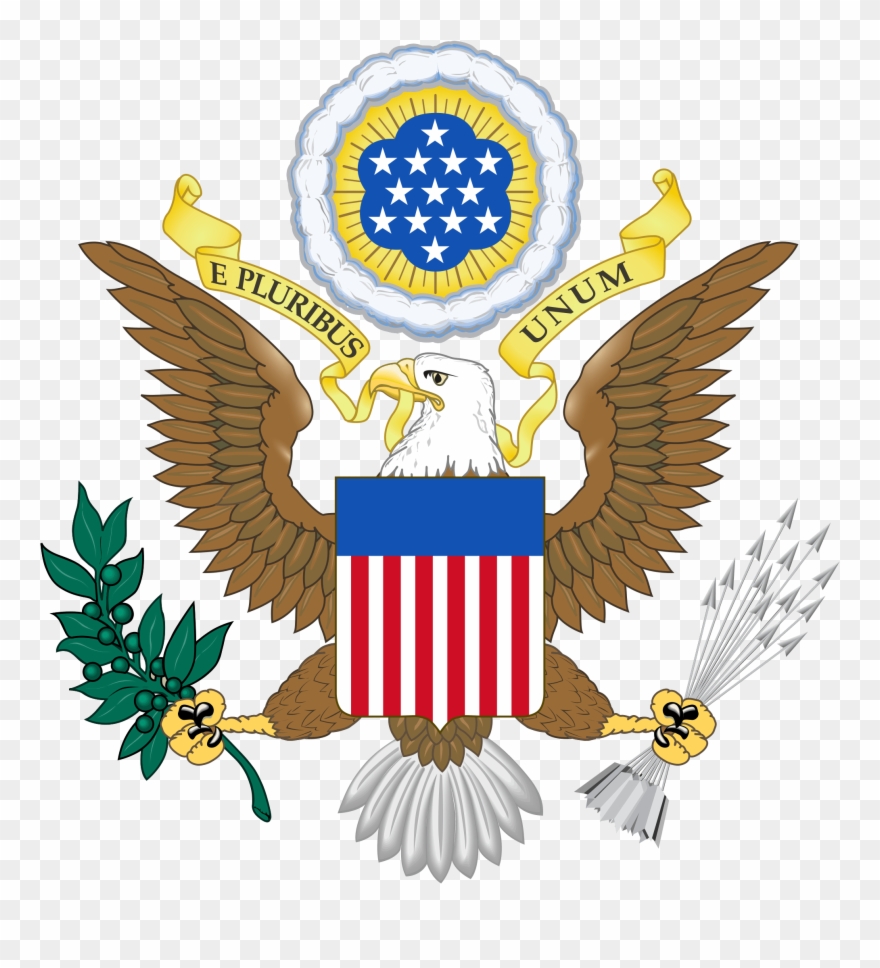 Greater Coat Of Arms Of The United States 1969px 1270 - United States Seal Clipart
